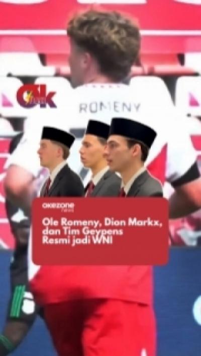 Ole Romeny, Dion Markx, dan Tim Geypens resmi jadi WNI | OKEZONE FLASH