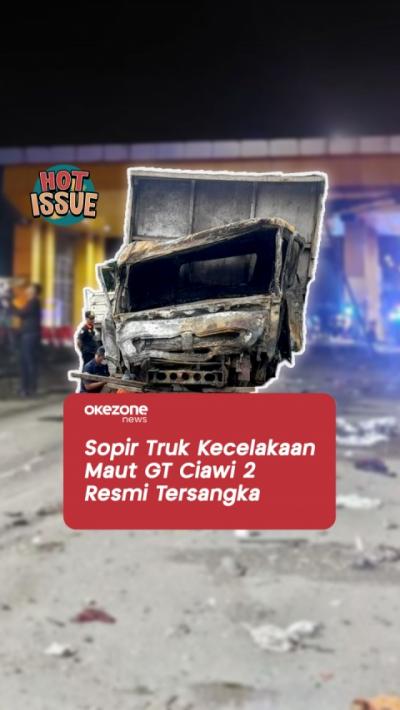 Sopir Truk Kecelakaan Maut GT Ciawi 2 Resmi Tersangka  HOT ISSUE