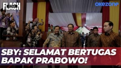 SBY Minta Prabowo Libatkan Seluruh Rakyat Indonesia dalam Pembangunan Bangsa  Flash Zone