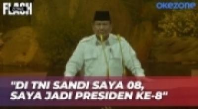 Prabowo Sebut Dirinya Sudah Ditakdirkan Jadi Presiden Indonesia ke-8