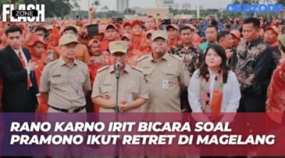 Jawaban Rano Karno soal Kepastian Pramono Anung Ikut Retret di Magelang