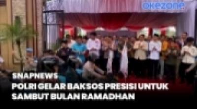 Sambut Bulan Suci Ramadhan, Polri Gelar Baksos Presisi Bareng Mahasiswa