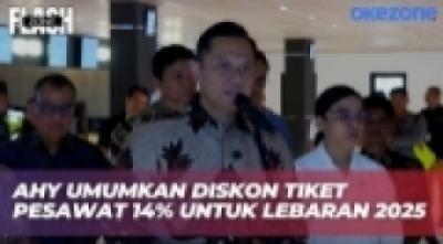 AHY: Harga Tiket Pesawat Turun 14% selama Mudik Lebaran 2025