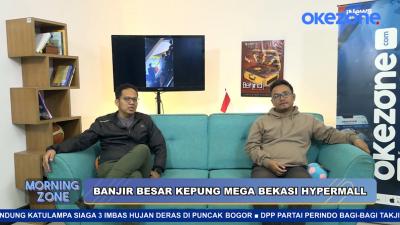 Detik-Detik Mega Bekasi Hypermall Dihantam Banjir, Pengunjung Histeris Selamatkan Diri  MORNING ZONE