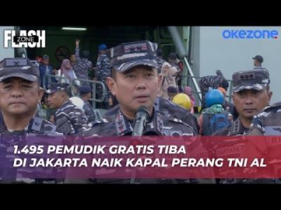 Pangkolinlamil TNI AL Sambut 1.495 Peserta Mudik Gratis di Jakarta