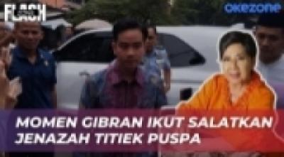 Wapres Gibran Datang Melayat dan Ikut Salatkan Jenazah Titiek Puspa