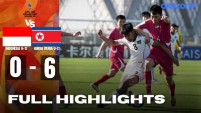 FULL HIGHLIGHTS Indonesia vs Korea Utara, Skor: 0-6  AFC U17 Asian Cup 2025