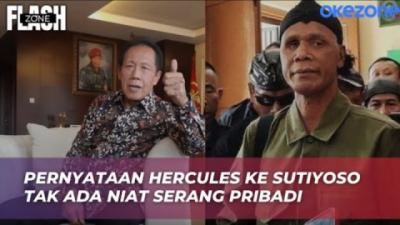 Hercules Minta Maaf kepada Sutiyoso, Razman Jelaskan Tidak Ada Niat Menyerang Pribadi  Flash Zone