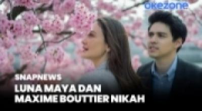 Luna Maya dan Maxime Bouttier Resmi Menikah