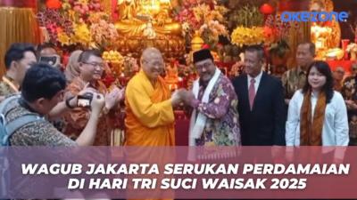 Momen Rano Karno Hadiri Perayaan Tri Suci Waisak 2025, Ini Pesannya
