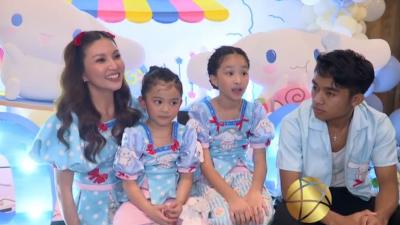 Sarwendah Rayakan Ultah Thania amp; Thalia, Dihadiri Brondong Kesayangan