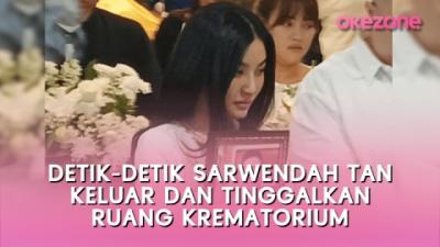 Detik-detik Sarwendah Keluar dan Tinggalkan Ruang Krematorium