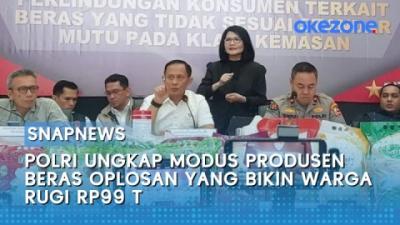 Polri Ungkap Modus Produsen Beras Oplosan yang Bikin Warga Rugi Rp99 T