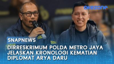 Dirreskrimum Polda Metro Jaya Jelaskan Kronologi Kematian Diplomat Arya Daru