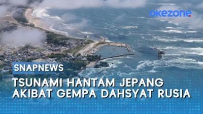 Tsunami Hantam Jepang Akibat Gempa Dahsyat di Rusia