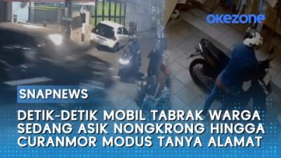 detik-detik-mobil-tabrak-warga-sedang-asik-nongkrong-hingga-curanmor-modus-tanya-alamat