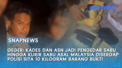 geger-kades-dan-asn-jadi-pengedar-sabu-hingga-kurir-sabu-asal-malaysia-disergap-polisi