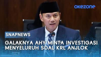 Galak! Kereta Jarak Jauh dan KRL Anjlok, AHY Minta Investigasi Menyeluruh