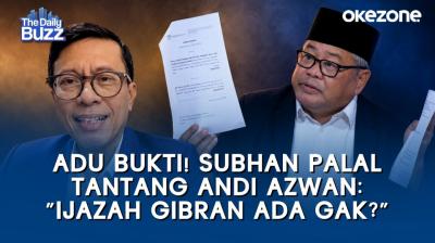 Murka! Subhan Palal Tantang Andi Azwan di The Daily Buzz: Ijazah Gibran Ada Gak?