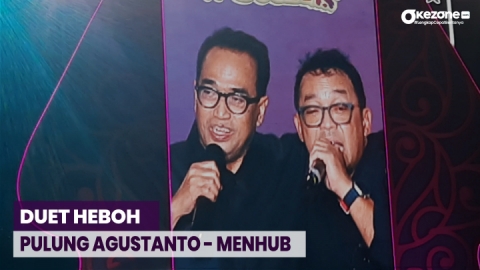 Momen Pulung Agustanto Duet dengan Menteri Budi Karya Sumadi di Panggung Java Pop Festival