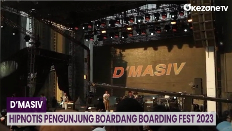 Seru! D'Masiv Ajak 'Passenger' di Boardang Boarding Fest 2023 Nyanyi Bareng