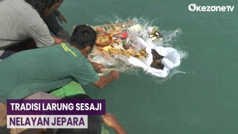 Tradisi Nelayan Jepara Larung Sesaji ke Laut, Berharap Mendapat Tangkapan Ikan Berlimpah
