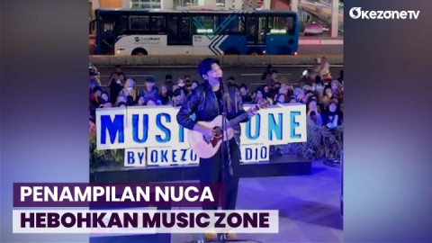 Intip Penampilan Nuca di Music Zone Bawakan Lagu Sampai Kita Tua