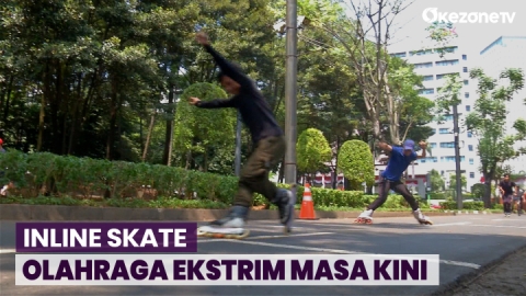 OKEZONE UPDATES: Sensasi Belajar Inline Skate