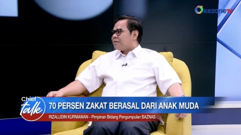 CHIEF TALK: 70 Persen Zakat Berasal dari Anak Muda