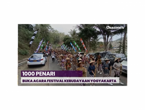 1000 Penari Kolosal Buka Festival Kebudayaan Yogyakarta,  Memukau Warga di Waduk Sermo 