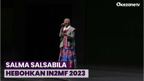Salma Salsabila Tampil Menawan di Pembukaan Indonesia International Modest Fashion Festival (IN2MF) 2023