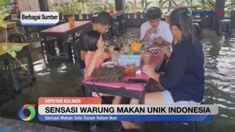 Ragam Sensasi Warung Makan Unik di Indonesia