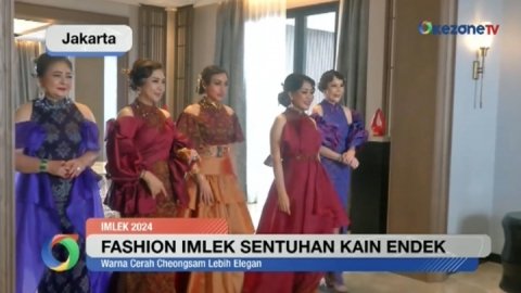 Fashion Imlek Sentuhan Kain Endek Bali