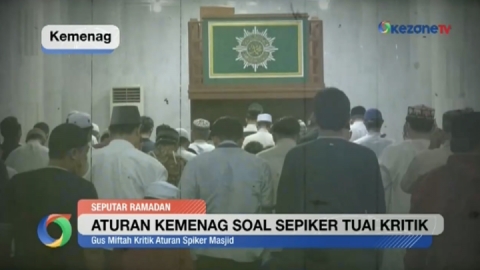 OKEZONE UPDATES: Polemik Aturan Sepiker Masjid saat Ramadhan hingga MU Catat Laba Bersih 20,4 Juta Pound
