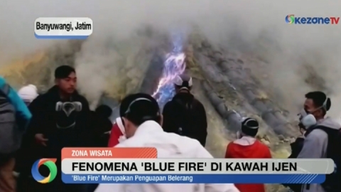 Menyaksikan Keindahan Alam Fenomena Blue Fire di Kawah Ijen 