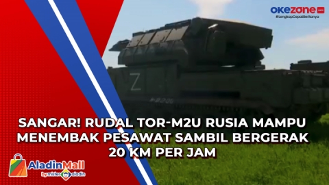 Sangar! Rudal Tor-M2U Rusia Mampu Menembak Pesawat Sambil Bergerak 20 Km per Jam