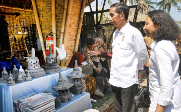 Kunjungan Kerja ke Magelang  Presiden Jokowi Lihat 