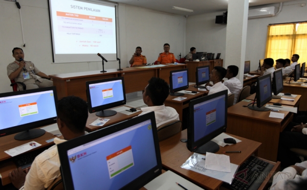 CPNS Basarnas Ikuti Ujian Computer Assisted Test untuk Jabatan ABK
