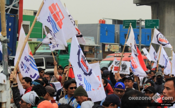 Demo, Buruh Pelabuhan Tuntut Penghapusan Sistem Kerja Outsourcing