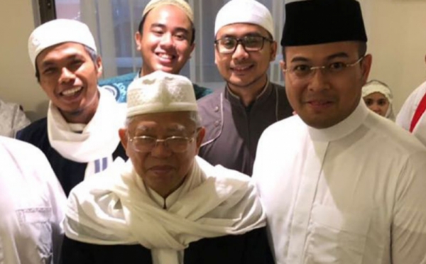 Bertemu Maruf Amin di Madinah, Irwansyah Minta Didoakan yang Terbaik