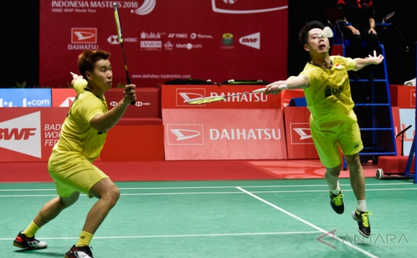 Indonesia Masters 2018: Kalahkan Ganda Putra China, Kevin/Marcus Keluar sebagai Juara