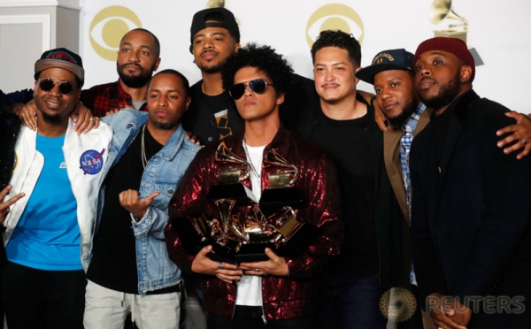 Ini Dia Para Pemenang Grammy Awards ke-60, Bruno Mars Borong Penghargaan
