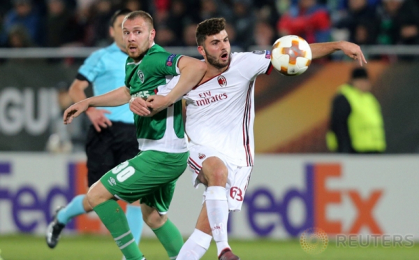 Dominasi Permainan, AC Milan Kandaskan Ludogorets 3 Gol Tanpa Balas