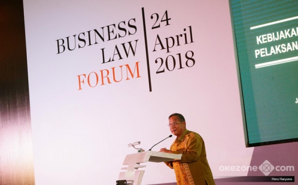 Darmin Nasution dan Yasonna Bicara Perbaikan Iklim Usaha dan Revitalisasi Hukum