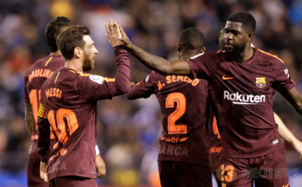 Messi Cetak Hattrick Saat Barcelona Permalukan Devortivo de La Coruna