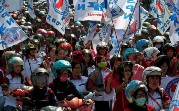 Intip Aksi Buruh di Indonesia dalam Memperingati May Day 2018
