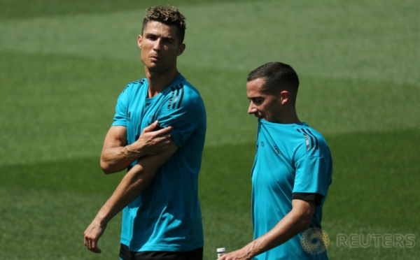 Intip Latihan Ronaldo Cs Jelang Final Liga Champions Kontra Liverpool