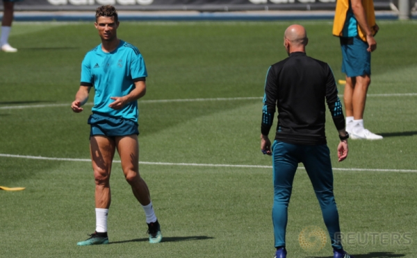 Intip Latihan Ronaldo Cs Jelang Final Liga Champions Kontra Liverpool