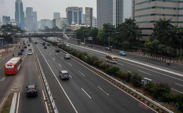 H-3 Lebaran, Jalan Protokol Jakarta Lengang