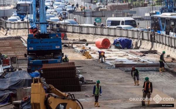 Progres Pembangunan MRT Jakarta Fase I Lebak Bulus-Bundaran HI
